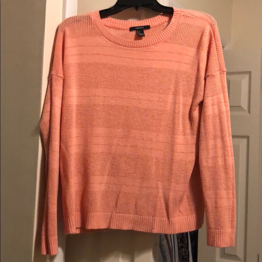 Coral sweater